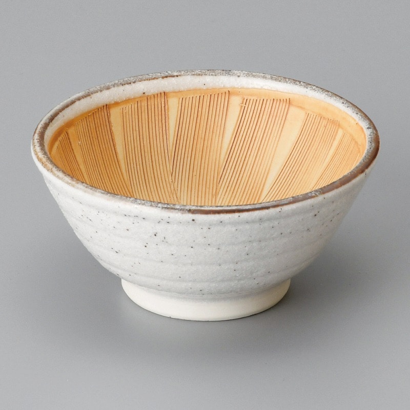 金正陶器 そば志野スリ小鉢(大) 1個(ご注文単位1個)【直送品】