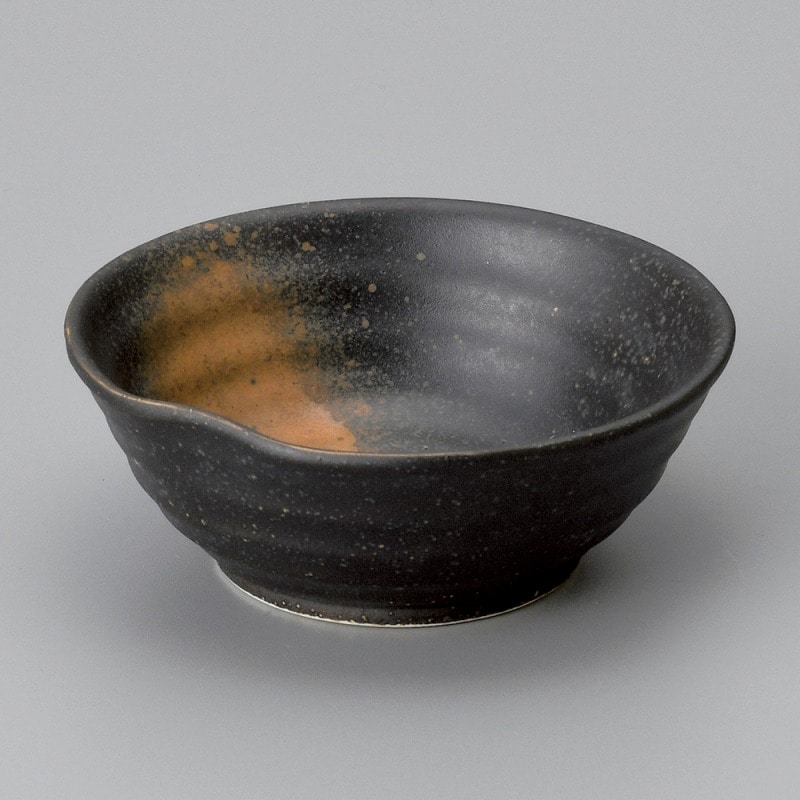 金正陶器 黒備前3.6小鉢 1個(ご注文単位1個)【直送品】