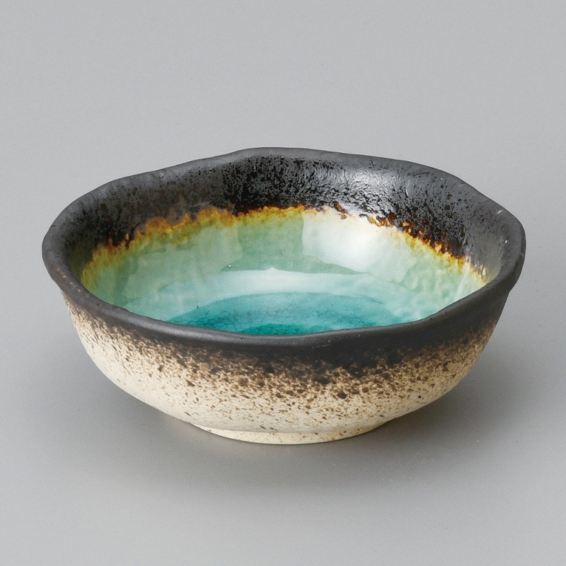 金正陶器 緑彩3.6小鉢 1個(ご注文単位1個)【直送品】