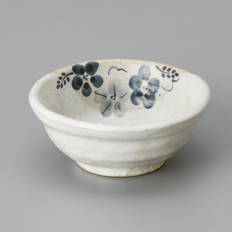 金正陶器 雪化粧藍花3.5丸小鉢 1個(ご注文単位1個)【直送品】