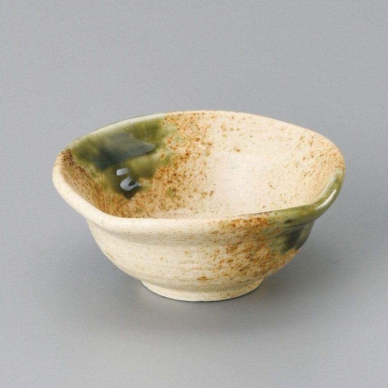 金正陶器 伊賀織部なで角小鉢(中) 1個(ご注文単位1個)【直送品】