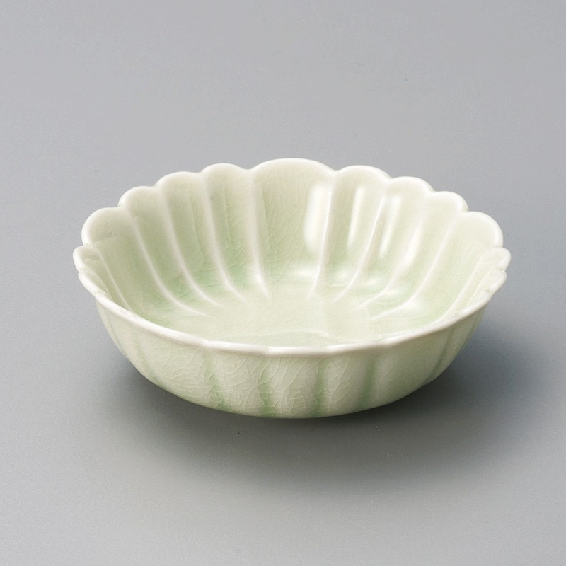 金正陶器 ヒワ貫入花渕小鉢 1個(ご注文単位1個)【直送品】