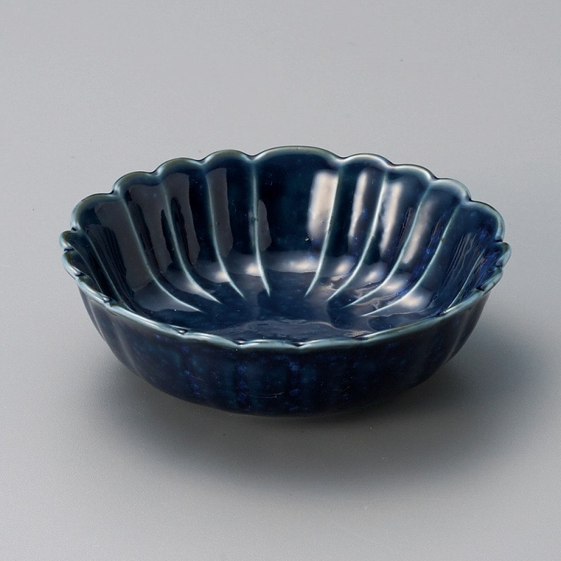 金正陶器 藍彩花渕小鉢 1個(ご注文単位1個)【直送品】