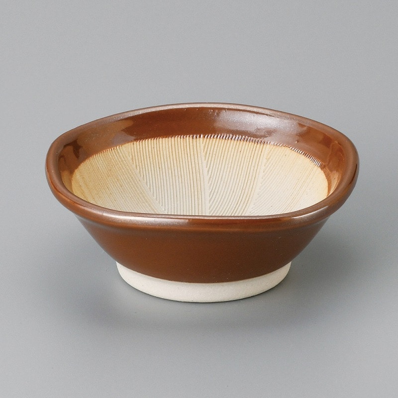 金正陶器 茶角すり小鉢 1個(ご注文単位1個)【直送品】