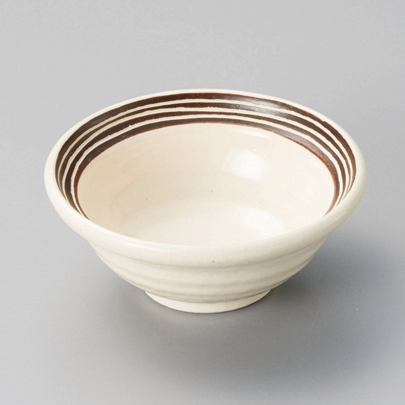 金正陶器 志野ライン3.0鉢 1個(ご注文単位1個)【直送品】