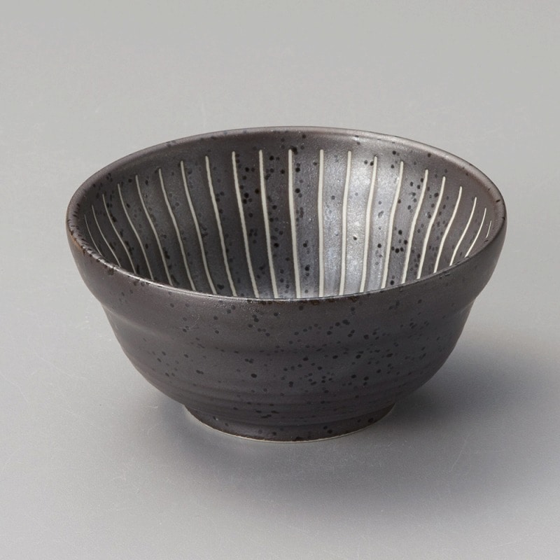 金正陶器 黒マットだるま3.0小鉢 1個(ご注文単位1個)【直送品】
