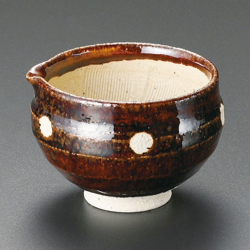 金正陶器 あめ水玉片口3.5すり鉢小鉢 1個(ご注文単位1個)【直送品】