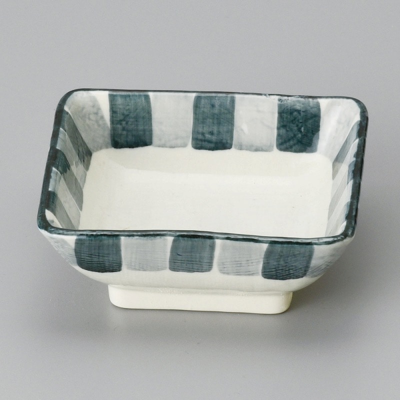 金正陶器 二色太十草4.0角形丼 1個(ご注文単位1個)【直送品】