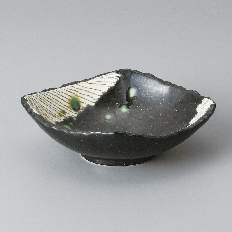 金正陶器 黒織部取鉢 1個(ご注文単位1個)【直送品】