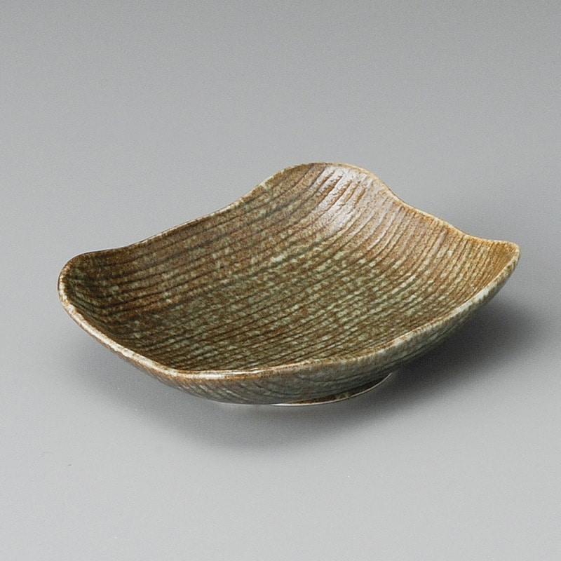 金正陶器 オリベ千筋長角鉢 1個(ご注文単位1個)【直送品】