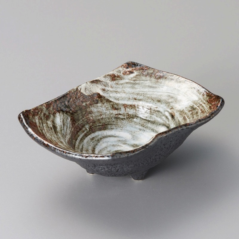 金正陶器 白刷毛両切小鉢 1個(ご注文単位1個)【直送品】