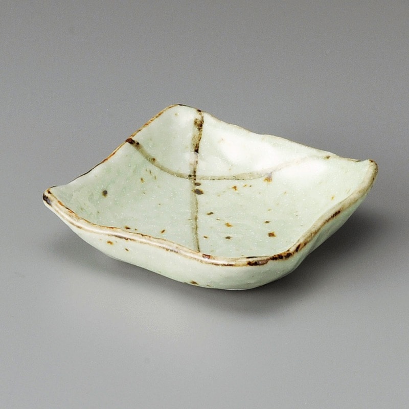 金正陶器 若草4.0角小鉢(松華堂) 1個(ご注文単位1個)【直送品】