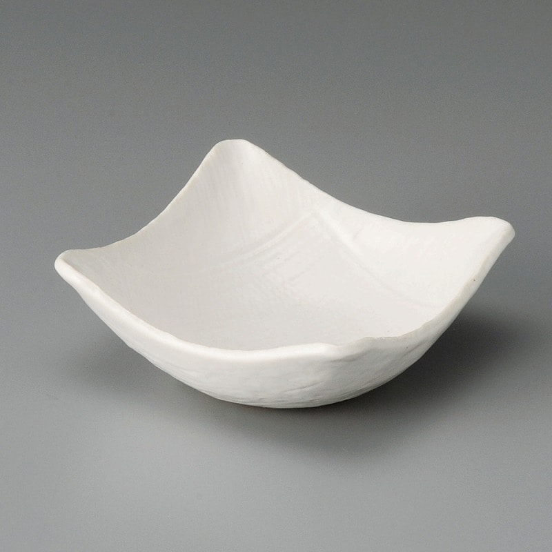 金正陶器 白釉正角小鉢 1個(ご注文単位1個)【直送品】