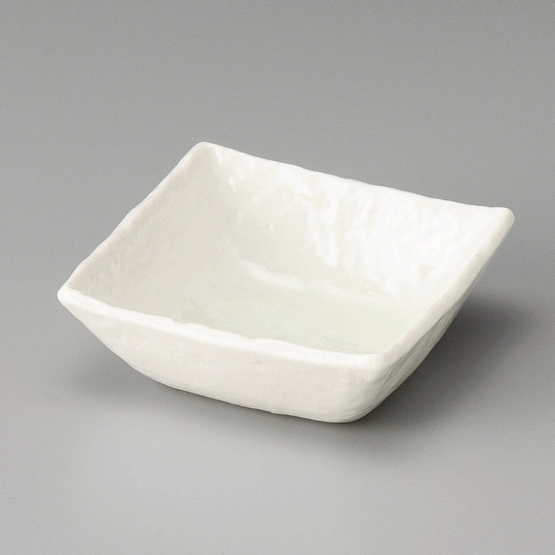 金正陶器 グリーン吹四角小鉢 1個(ご注文単位1個)【直送品】