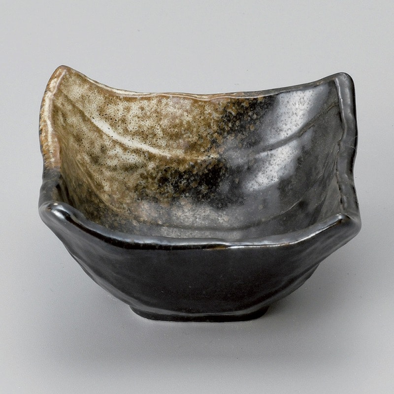 金正陶器 SKT黒四角小鉢(中) 1個(ご注文単位1個)【直送品】
