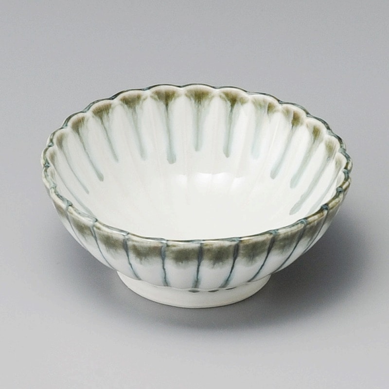 金正陶器 うのふ菊形3.6浅鉢 1個(ご注文単位1個)【直送品】