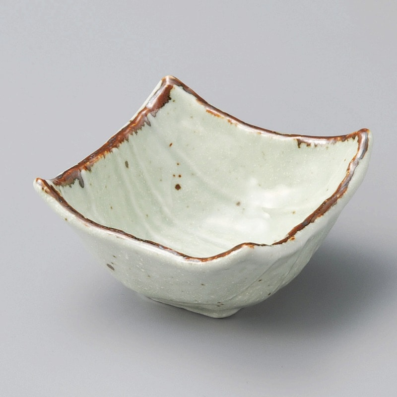 金正陶器 翡翠斑点四角小鉢 1個(ご注文単位1個)【直送品】