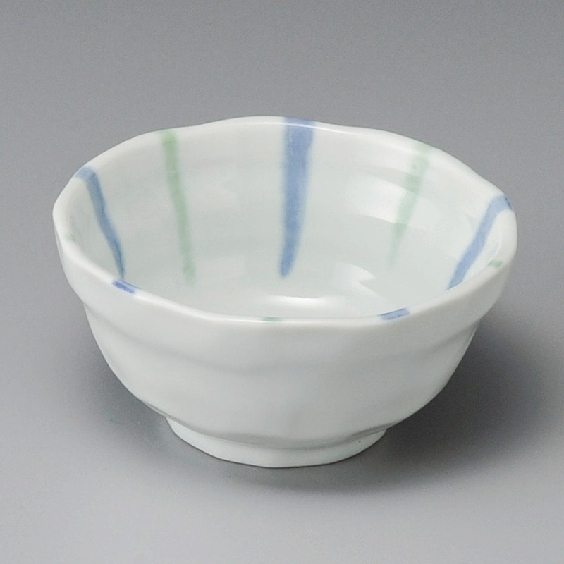 金正陶器 青磁十草3.0小鉢 1個(ご注文単位1個)【直送品】