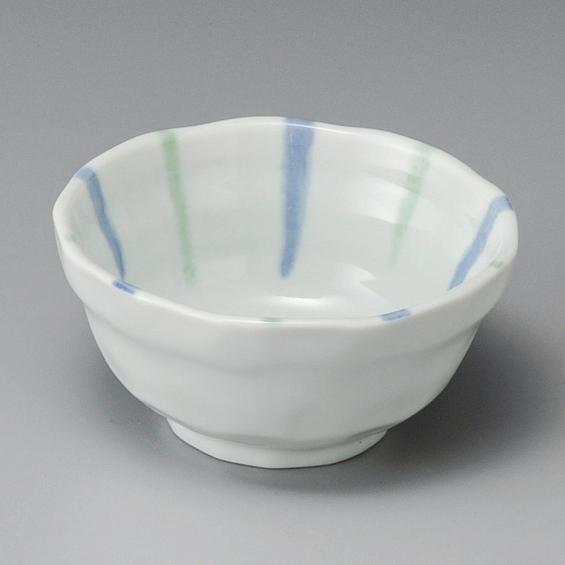 金正陶器 青磁十草3.5小鉢 1個(ご注文単位1個)【直送品】