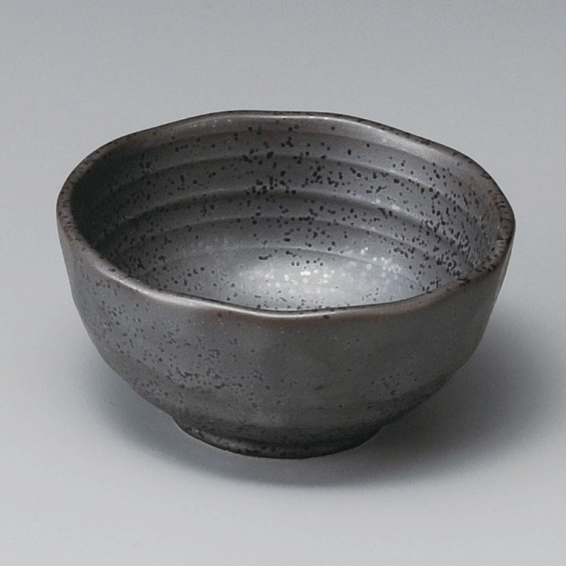金正陶器 黒いぶし小鉢 1個(ご注文単位1個)【直送品】