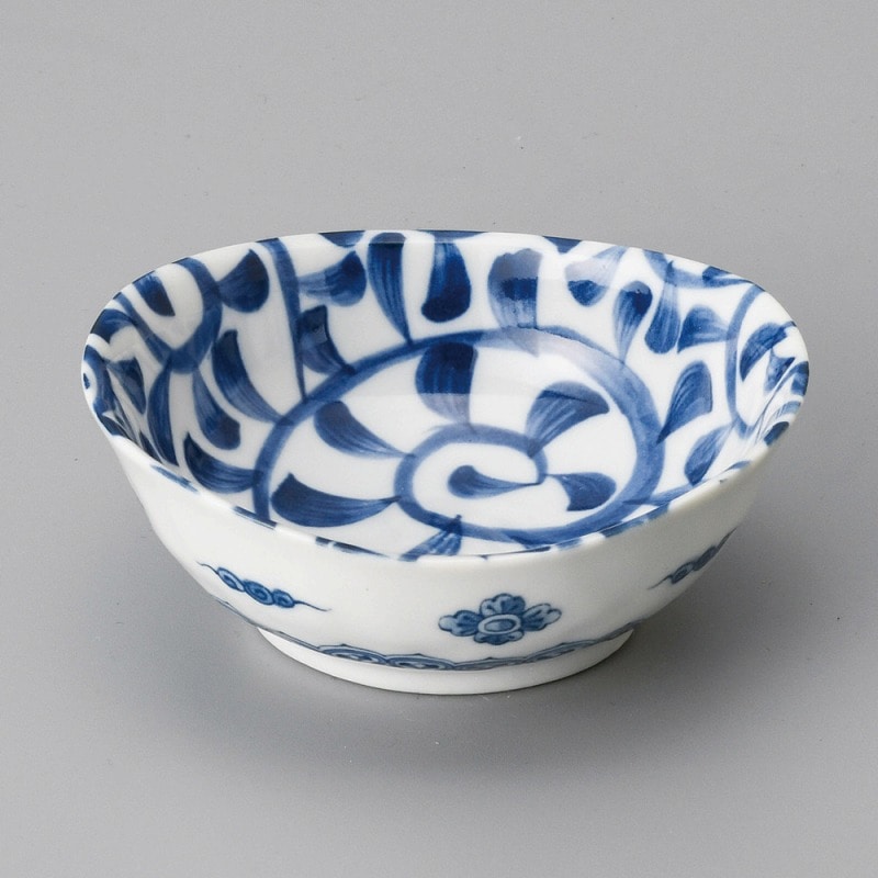 金正陶器 たこ唐草楕円3.0鉢 1個(ご注文単位1個)【直送品】