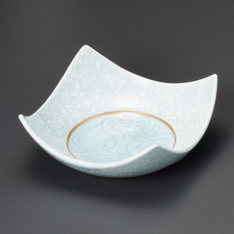金正陶器 白化粧四方上り小鉢 1個(ご注文単位1個)【直送品】