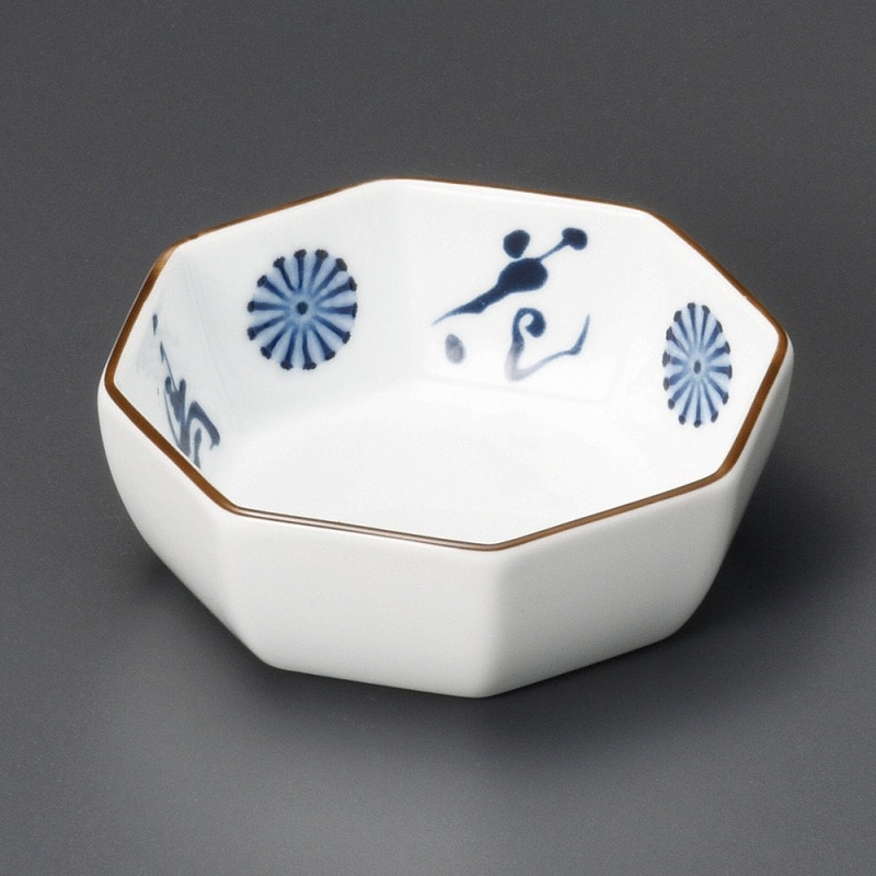 金正陶器 花鳥風月八角小付 1個(ご注文単位1個)【直送品】