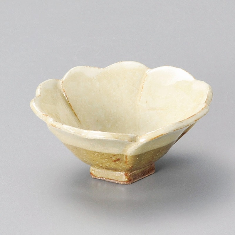 金正陶器 灰釉椿型小付 1個(ご注文単位1個)【直送品】