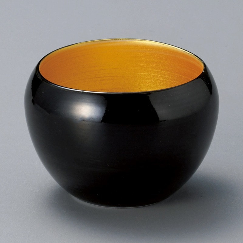 金正陶器 漆黒内金彩玉型小付 1個(ご注文単位1個)【直送品】