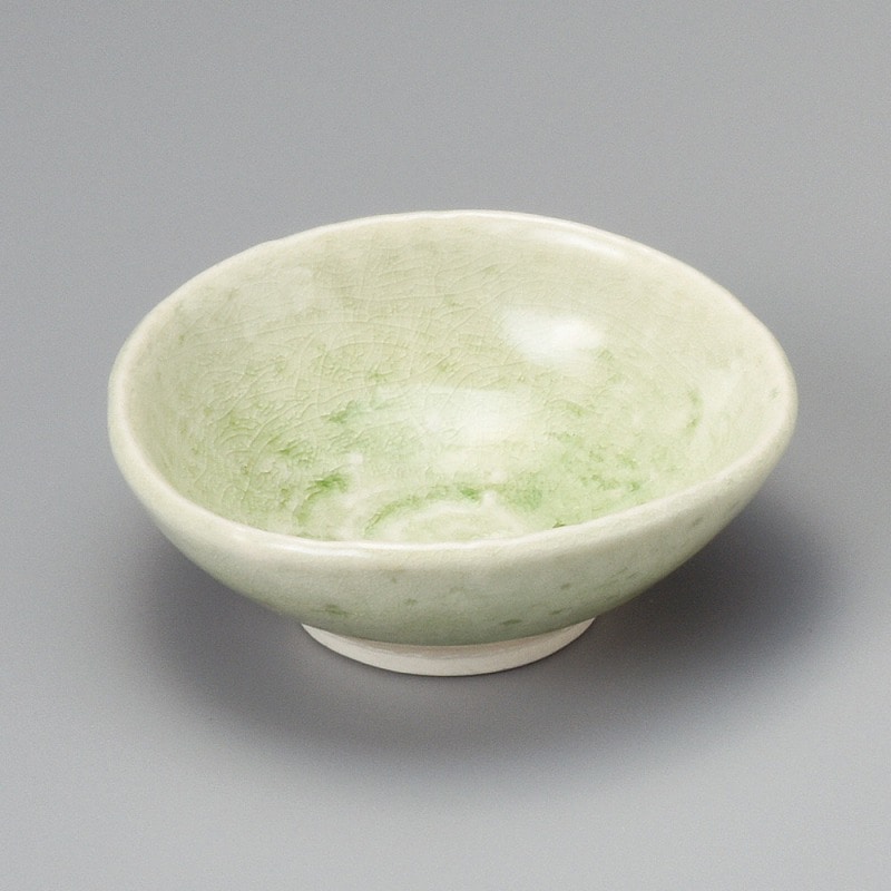 金正陶器 ヒワ釉ダ円小付 1個(ご注文単位1個)【直送品】