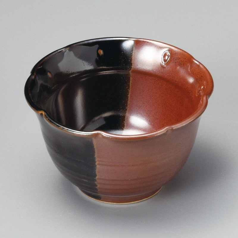金正陶器 花ごよみ赤釉天目小付 1個(ご注文単位1個)【直送品】