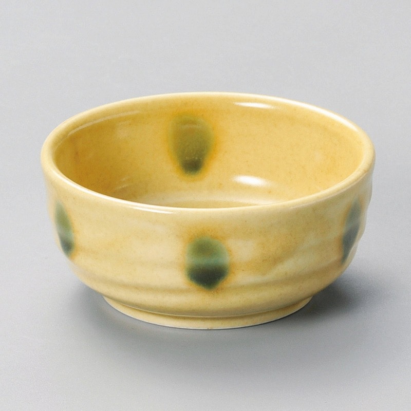 金正陶器 黄瀬戸オリベタレ入れ小鉢 1個(ご注文単位1個)【直送品】