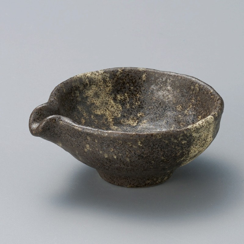 金正陶器 黒備前片口(小) 1個(ご注文単位1個)【直送品】