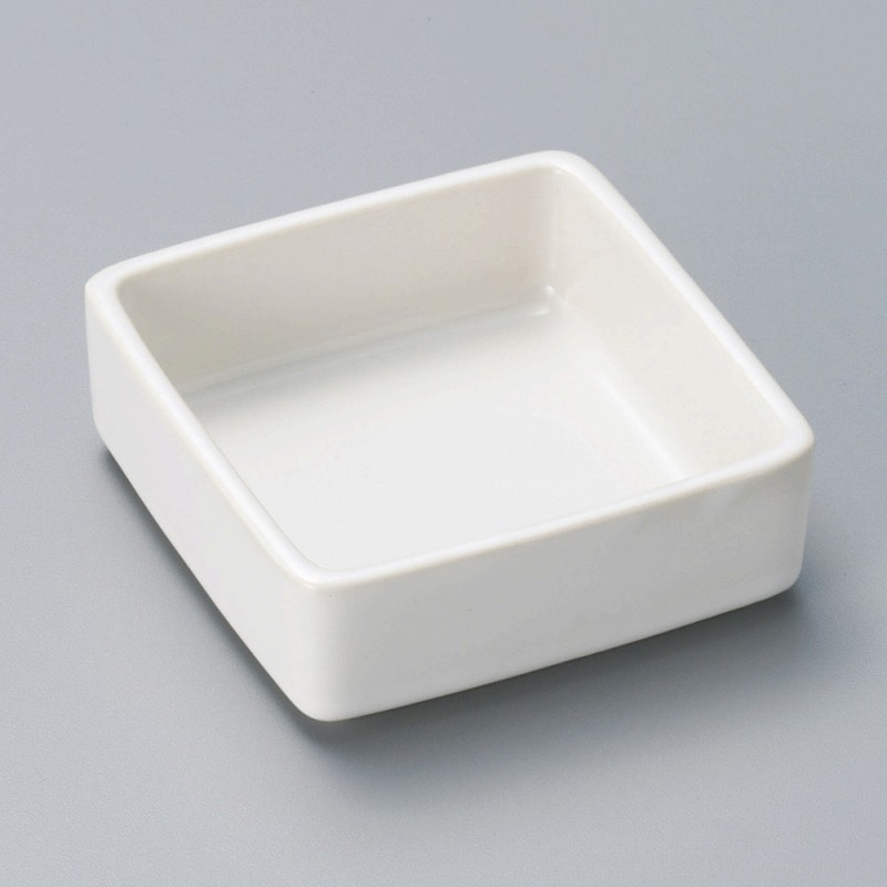 金正陶器 ホワイト3.0角形丼 1個(ご注文単位1個)【直送品】