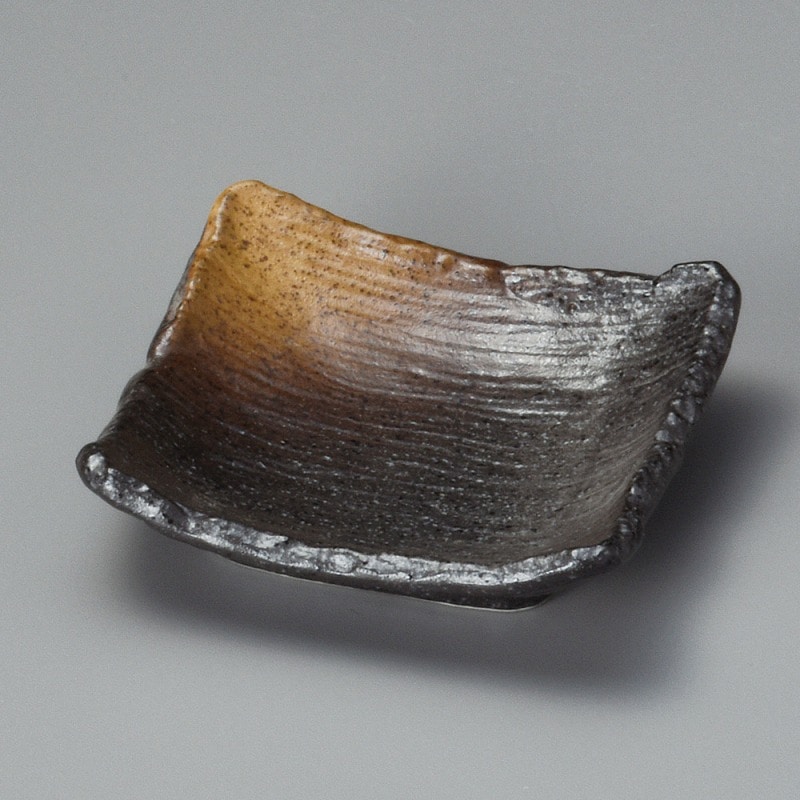 金正陶器 備前風金茶吹正角チョク 1個(ご注文単位1個)【直送品】