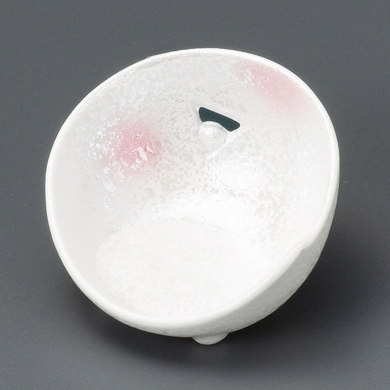 金正陶器 ﾋﾟﾝｸ吹きﾗｽﾀｰかまくら型珍味 1個（ご注文単位1個）【直送品】