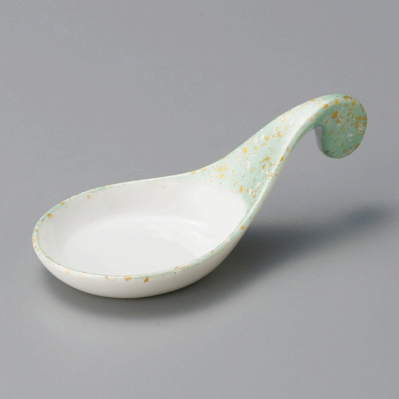 金正陶器 緑金銀彩レンゲ珍味 (大) 1個(ご注文単位1個)【直送品】