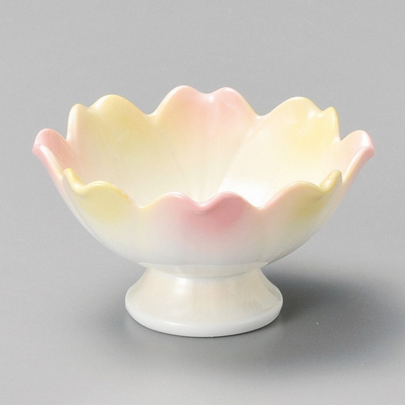 金正陶器 高台ゆり型2色吹珍味 1個(ご注文単位1個)【直送品】