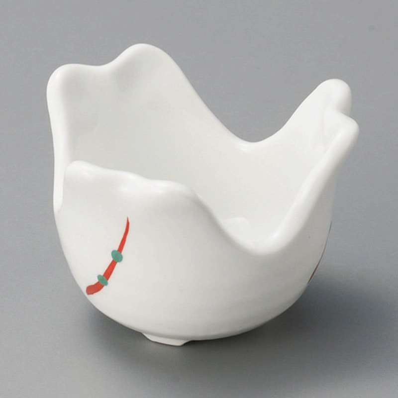 金正陶器 白つゆ草割山椒珍味 1個(ご注文単位1個)【直送品】