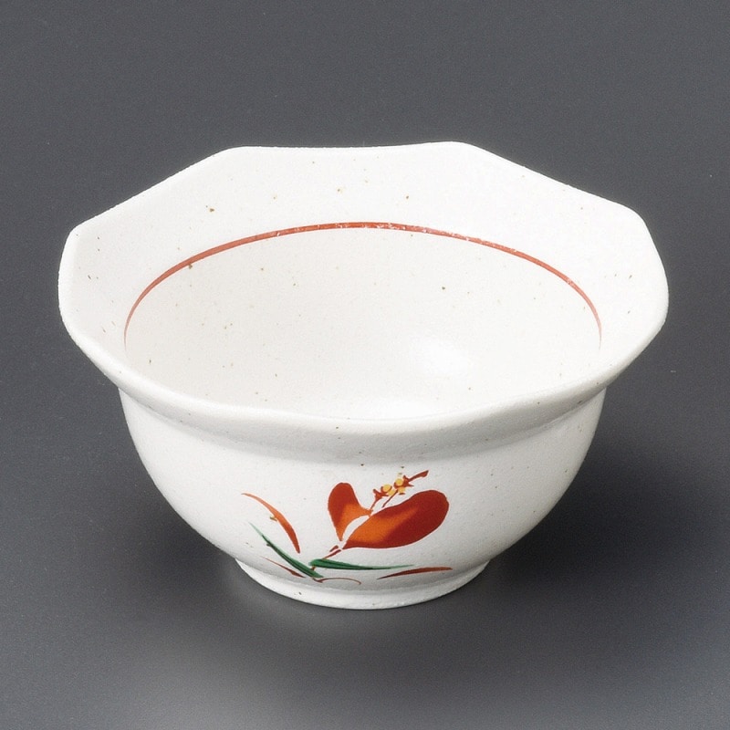 金正陶器 花ひらり八角珍味鉢 1個(ご注文単位1個)【直送品】