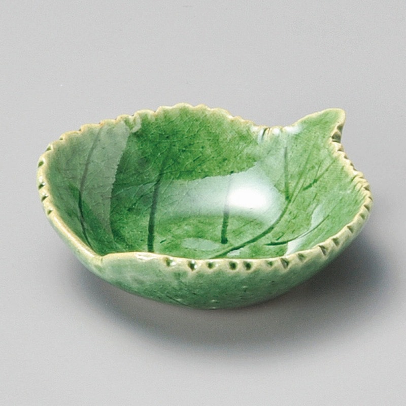 金正陶器 織部大葉小付 1個(ご注文単位1個)【直送品】
