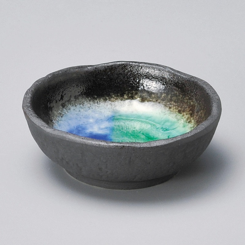 金正陶器 彩釉塗り分丸千代久 1個(ご注文単位1個)【直送品】