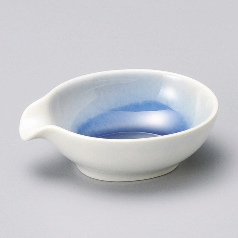 金正陶器 淡彩片口小付(藍) 1個(ご注文単位1個)【直送品】