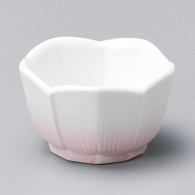 金正陶器 ピンク吹十角珍味 1個(ご注文単位1個)【直送品】