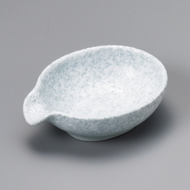 金正陶器 露(ブルー)片口珍味 1個(ご注文単位1個)【直送品】