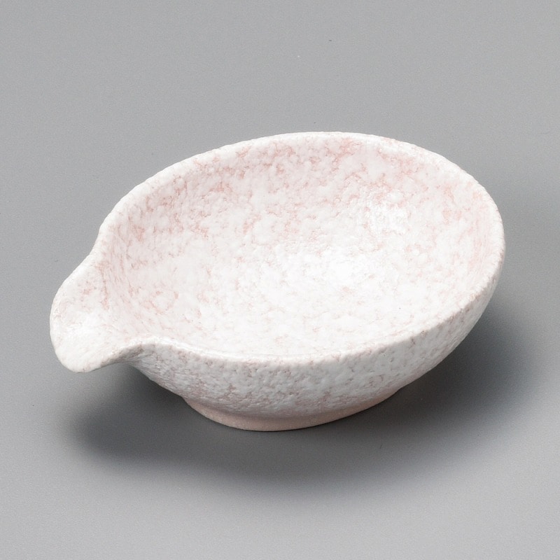 金正陶器 露(ピンク)片口珍味 1個(ご注文単位1個)【直送品】