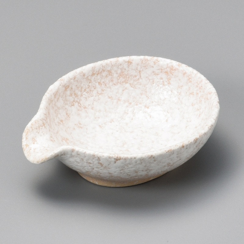金正陶器 露(白)片口珍味 1個(ご注文単位1個)【直送品】