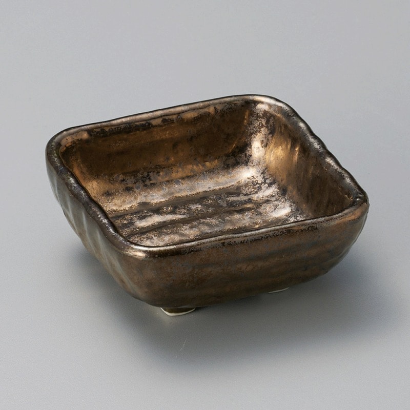 金正陶器 金彩四足正角千代口 1個(ご注文単位1個)【直送品】