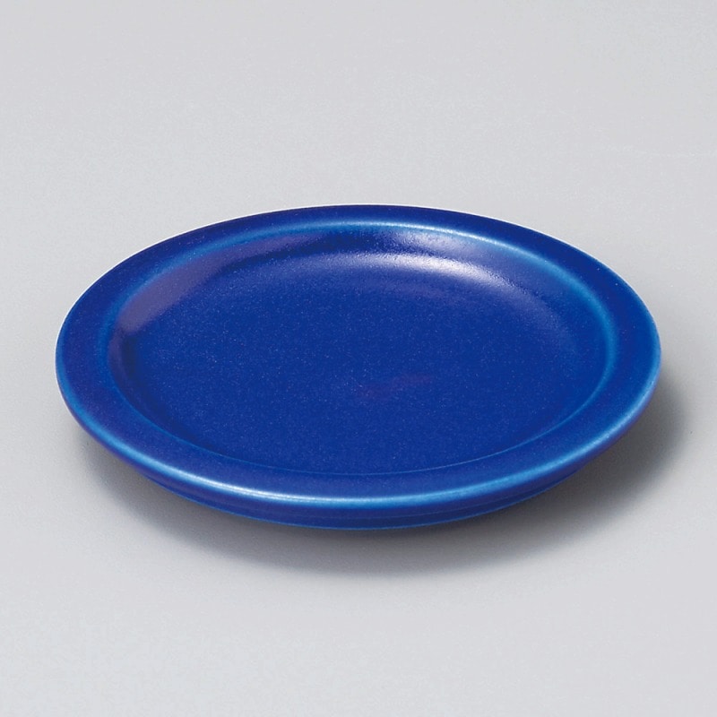 金正陶器 コバルトブルーリム小皿 1個(ご注文単位1個)【直送品】
