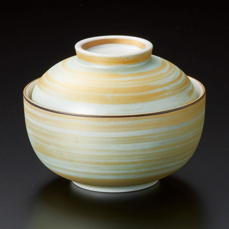 金正陶器 緑巻金彩刷毛小煮物碗 1個（ご注文単位1個）【直送品】